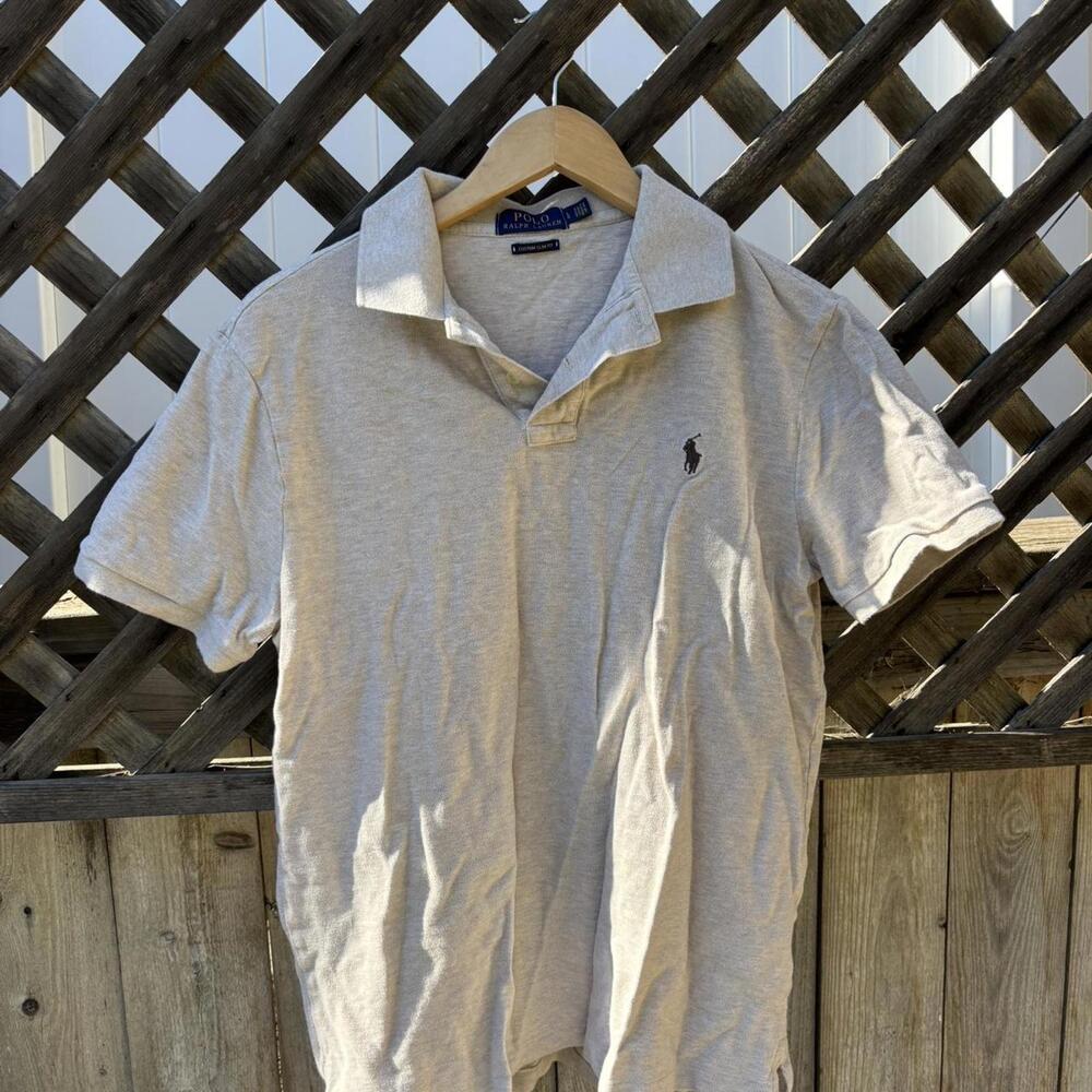 Polo Ralph Lauren Custom Slim Fit Polo — Tan / Size L /